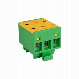 Elektro-Plast rozdzielnica odgałęźna 3-polowa AL/CU 3x16mm2 zielona montaż płaski i na szynę TH WLZ35/3x16/z 48.318