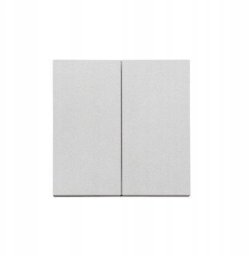 Kontakt-Simon Simon 55 Klawisz podwójny do: SW5M, SP2M Aluminium mat TKW5/143