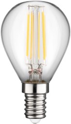Żarówka LED filament miniglobus, 4 W, E14, 470lm, 2700K, 65394