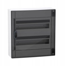 Rozdzielnica PrismaSeT XS 2x18 PSXS-2-18-NT-P natynkowa drzwi przezroczyste IP40 IK09 LVSXR218