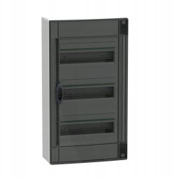 Rozdzielnica PrismaSeT XS 3x13 PSXS-3-13-NT-P natynkowa drzwi przezroczyste IP40 IK09 LVSXR313