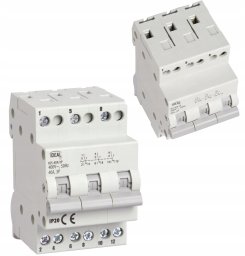 Kanlux Przełącznik instalacyjny I-0-II KCS-40A/3P 40A 230/400V AC 50Hz 3P IP20 23257
