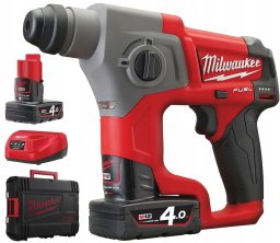 Akumulatorowa młotowiertarka SDS-PLUS M12 FUEL, z walizką, ładowarką i dwoma akumulatorami CH-402X 4933446049