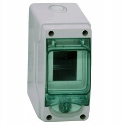 Rozdzielnica 1x3 natynkowa Mini Mureva IP65 mMRV-1-3-NT-T drzwi transparentne 13975