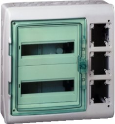 Rozdzielnica 2x12 natynkowa Mureva IP65 z kasetą sterowania sMRV-2-12-NT-T kaseta z 3 otworami 13439