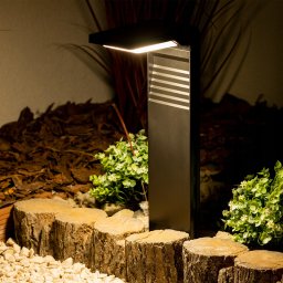 Lumiled Lampa solarna ogrodowa LED wbijana słupek 41cm HORIUS 4000K IPX4 (LUMSOL1170)