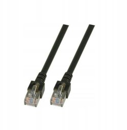 SecurityNET Kabel krosowy patchcord securityNET SF/UTP kat.5e czarny 1m PVC PC-5ESFTPPVC-BK1