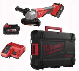 Szlifierka kątowa 125mm z walizką, ładowarką i dwoma akumulatorami M18BLSAG125XPD-402X 4933492646