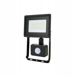 Naświetlacz Bemko Naświetlacz LED SMD KASTEL2 20W 4000K 1640lm IP65 czarny z czujnikiem ruchu C64-S-LFK2-020BL-4K