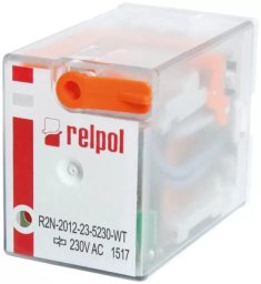 Przekaźnik przemysłowy 2P 230V AC AgNi R2N-2012-23-5230-WT A00053