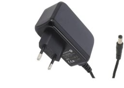 POS24100A Zasilacz adapter czarny 24W 24V 1A z wtykiem DC 2,1 x 5,5mm