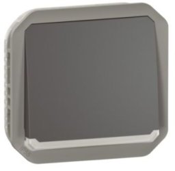 Legrand NOWE PLEXO 55 Przycisk jednobiegunowy z podświetleniem mechanizm 10A - 250V AC antracyt 069813L