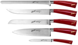 Berkel Elegance Red Chef knife set 5-pcs.