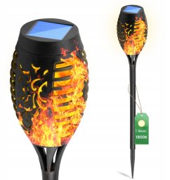 Lumiled Lampa Solarna Ogrodowa LED IGNIS Wbijana Pochodnia Efekt Płomienia LUMILED