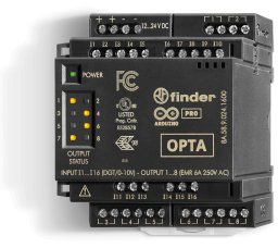 Finder Moduł rozszerzeń Codesys EMR do serii 8A 12…24V DC 16 wejść cyfrowych/analogowych 0…10V, 8 wyjść EMR 6A 8A.58.9.024.160C