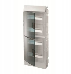 Rozdzielnica modułowa podtynkowa Mistral41F 4x12 48M IP41 100A II klasa drzwi transparentne N+PE śrubowe 1SLM004101A1208