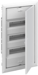 Rozdzielnica modułowa podtynkowa UK600 3x12 36M IP30 63A II klasa drzwi stalowe N+PE śrub.UK636E3 2CPX077842R9999