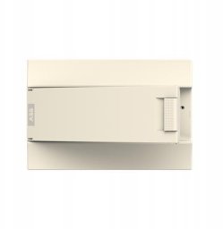 Rozdzielnica modułowa natynkowa Mistral41W 1x18 18M IP41 63A II klasa drzwi pełne N+PE śrubowe 41P12X21A 1SLM004102A3104
