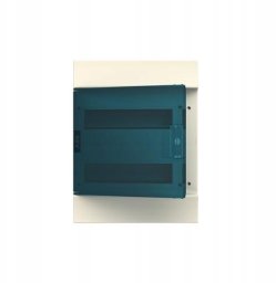 Rozdzielnica modułowa natynkowa Mistral41W 2x12 24M IP41 63A II klasa drzwi transparentne N+PE śrub. 41P12X32A 1SPE007717F0521