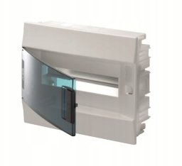 Rozdzielnica modułowa podtynkowa Mistral41F 1x12 12M IP41 63A II klasa drzwi transparentne N+PE śrubow 41A12X12A 1SLM004101A1203
