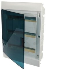 Rozdzielnica modułowa podtynkowa Mistral41F 3x18 54M IP41 125A II klasa drzwi transparentne N+PE śrub. 41A18X32A 1SLM004101A1209