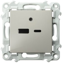 SZAFIR Ładowarka USB A+C kaszmirowy beż GPUSB-2Z/m/83