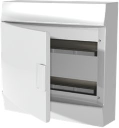 Rozdzielnica modułowa natynkowa Mistral41W 4x12 48M IP41 63A II klasa drzwi pełne N+PE śrubowe 41P18X21A 1SLM004102A3108