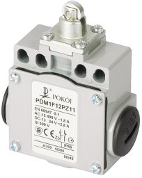 Wyłącznik krańcowy 1R 1Z migowy popychacz stalowy z rolką stalową Ø11 PDM1F12PZ11 A37-5660