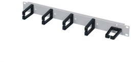 Organizator kabli 1U 19cali do szafy RACK 5 uchwytów (5/19/1/OK-1U/7035/03)