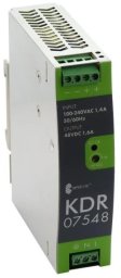 Przetwornica SilentiumPC Zasilacz impulsowy KDR 07548 230/ 48VDC 1,6A 76,6W na szynę DIN, Uzas: 88-264VACVAC, Ta70, 17000-1825