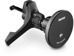 Hama UCHWYT SAMOCHODOWY INDUKCYJNY Qi2 FAST CHARGE 15W, CZARNA
