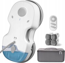 Robot do mycia okien HUTT S7 robot do czyszczenia okien z funkcją spryskiwania 5500Pa 80ml +ścierki