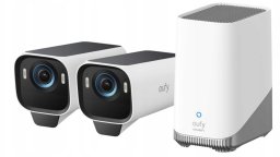 eufyCam S3 Pro zestaw 2 kamer zasilanych energią słoneczną Wi-Fi