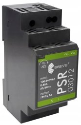 Zasilacz impulsowy PSR 03012 230/ 12VDC 2A na szynę DIN, Uzas: 85-264VACVAC, Ta70, 17000-1556
