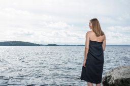 RENTO TOWEL KENNO 90X180CM BLACK/GREY