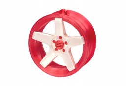 Springos Zawieszka Slide Felga 06 Pink-White 70mm Brelok w kształcie bombki świątecznej