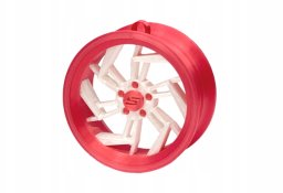 Springos Zawieszka Slide Felga 07 Pink-White 70mm Brelok Bombka Świąteczna