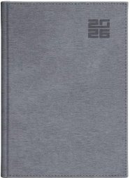 WOKÓŁ NAS Kalendarz 2026 A5 dzienny aluminiowy srebrny