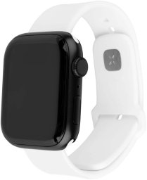 Apple Fixed silicone smartwatch strap Watch 42 / 44 / 45 mm, white