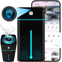 Kamera IP Spreest MINI KAMERA WIFI SZPIEGOWSKA W NAWILŻACZU CZUJNIK RUCHU PODGLĄD NA TELEFON