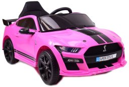 Super-Toys FORD MUSTANG SHELBY GT500 NA AKUMULATOR, miękkie koła, miękkie siedzenie/CH9969