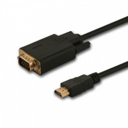 Kabel Savio HDMI - D-Sub (VGA) 1.8m czarny (SAVKABELCL-197)