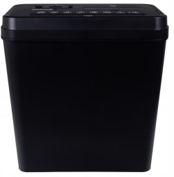 Niszczarka OfficeProducts Niszczarka, paski, do 10 kartek A4, kosz 14l, czarna