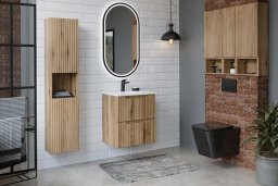 Zestaw meblowy 80cm z umywalką meblową SKY