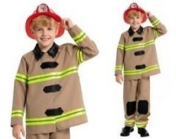 Madej Strój strażaka rozmiar M 120-130cm