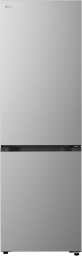 Lodówka LG GBBSJ10EPY Refrigerator, E, Free-standing, Combi, Height 1.86 m, Net fridge 220 L, Net freezer 113 L, Silver