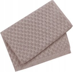 BaBalu Kocyk z bawełny i bambusa beżowy Annalisa 75x100 P06 Ander