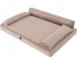 DOGGY XL LEGOWISKO CHAMPION beżowy VELVET