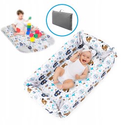Baby Mix ŁÓŻECZKO TRAVEL NODE MIŚ I LIS