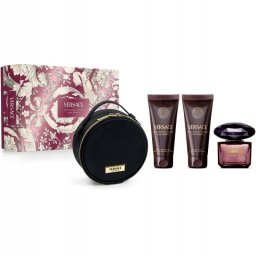 Versace Zestaw Crystal Noir edp 90ml + bl 100ml + sg 100ml + kosmetyczka